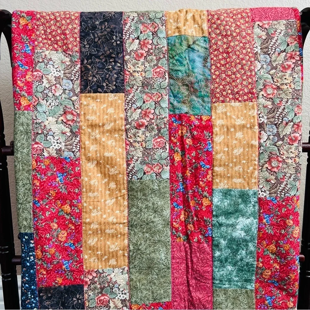 32”x48” New Handmade Quilted Throw.